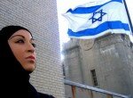 fille_musulmane_drapeau_israël